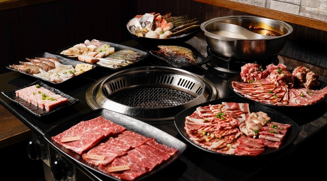 瓦崎燒烤火鍋 公館店-單人吃到飽 799 / 959 套餐｜每人贈手臂大虎蝦