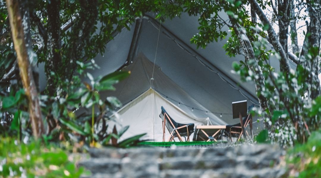 蟬說：暖硫-森浴帳篷區｜共享衛浴｜一泊二食｜寵物友善