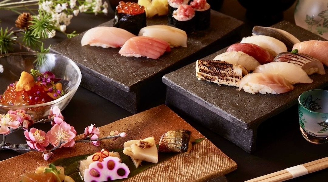 奧赤坂 鮨 淡師｜東京壽司 Omakase｜無菜單料理-壽司無菜單套餐｜附茶室抹茶｜可升級清酒套餐