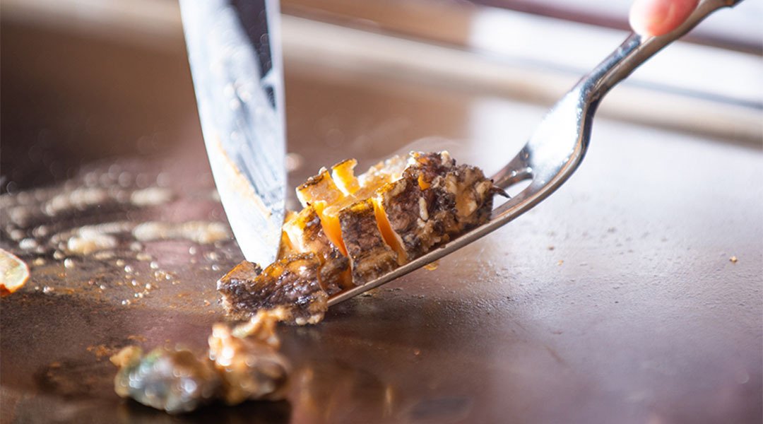 鐵板燒 淺草 KUDAKA｜淺草鐵板燒推薦-活鮑魚鐵板燒 & 黑毛和牛 A5 臀肉牛排｜共 8 道