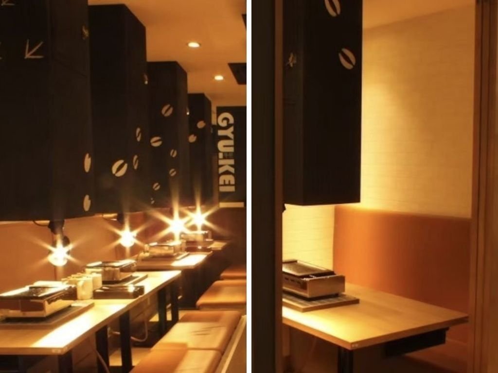 東京五反田燒肉餐廳「肉屋の台所 五反田店」用餐空間，設有包廂與舒適座位區，適合情侶與朋友聚餐。