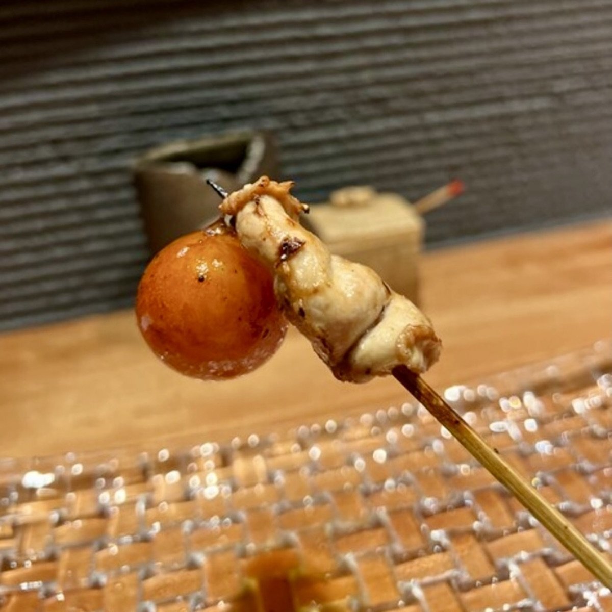 燒鳥 Wine 星乃：無花果白肝，將水果的清甜與白肝的綿密口感巧妙融合，帶來意想不到的美味驚喜。