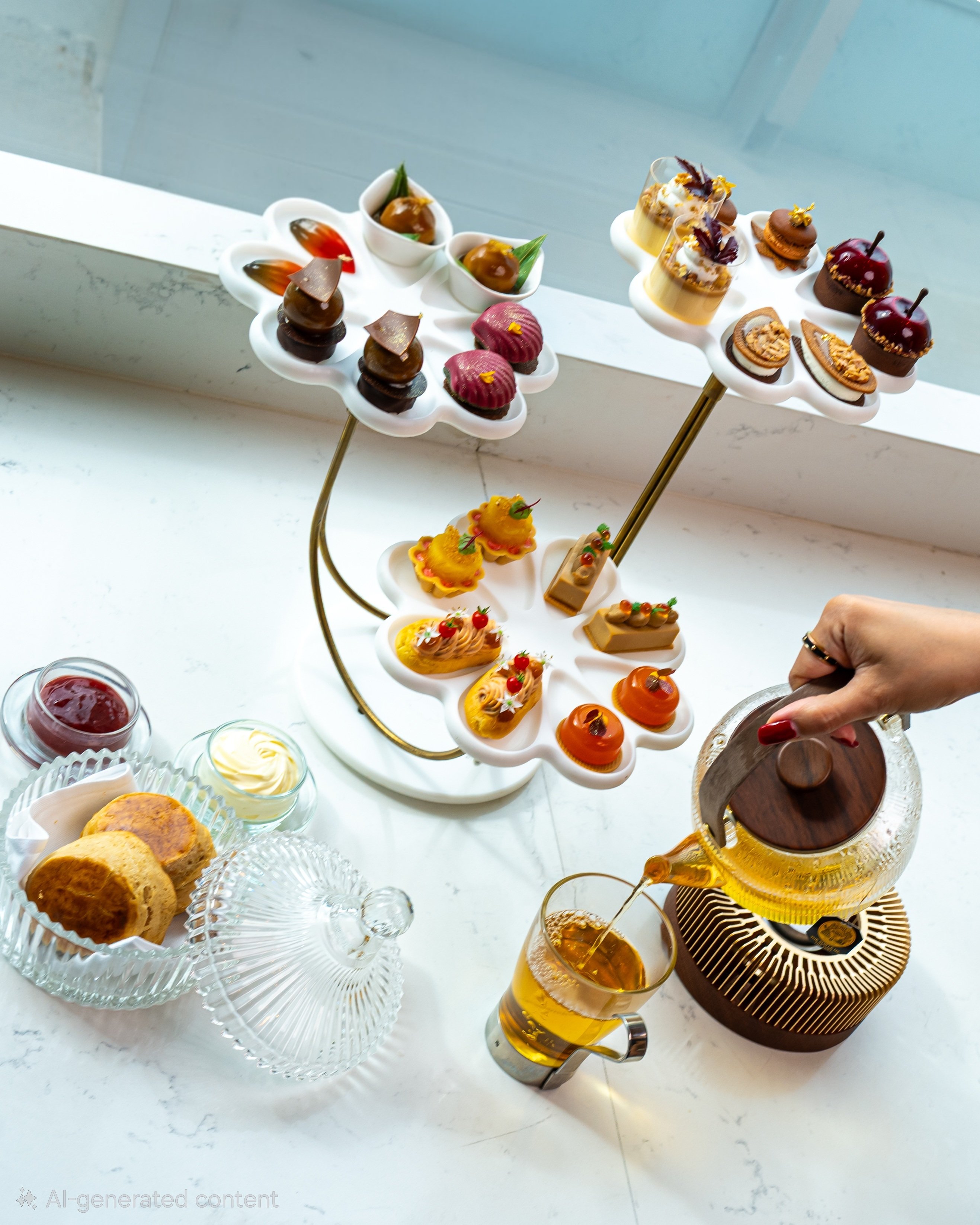 ล็อบบี้ อาฟเทอร์นูน ที @ โรงแรม ดิ โอกุระ เพรสทีจ กรุงเทพ