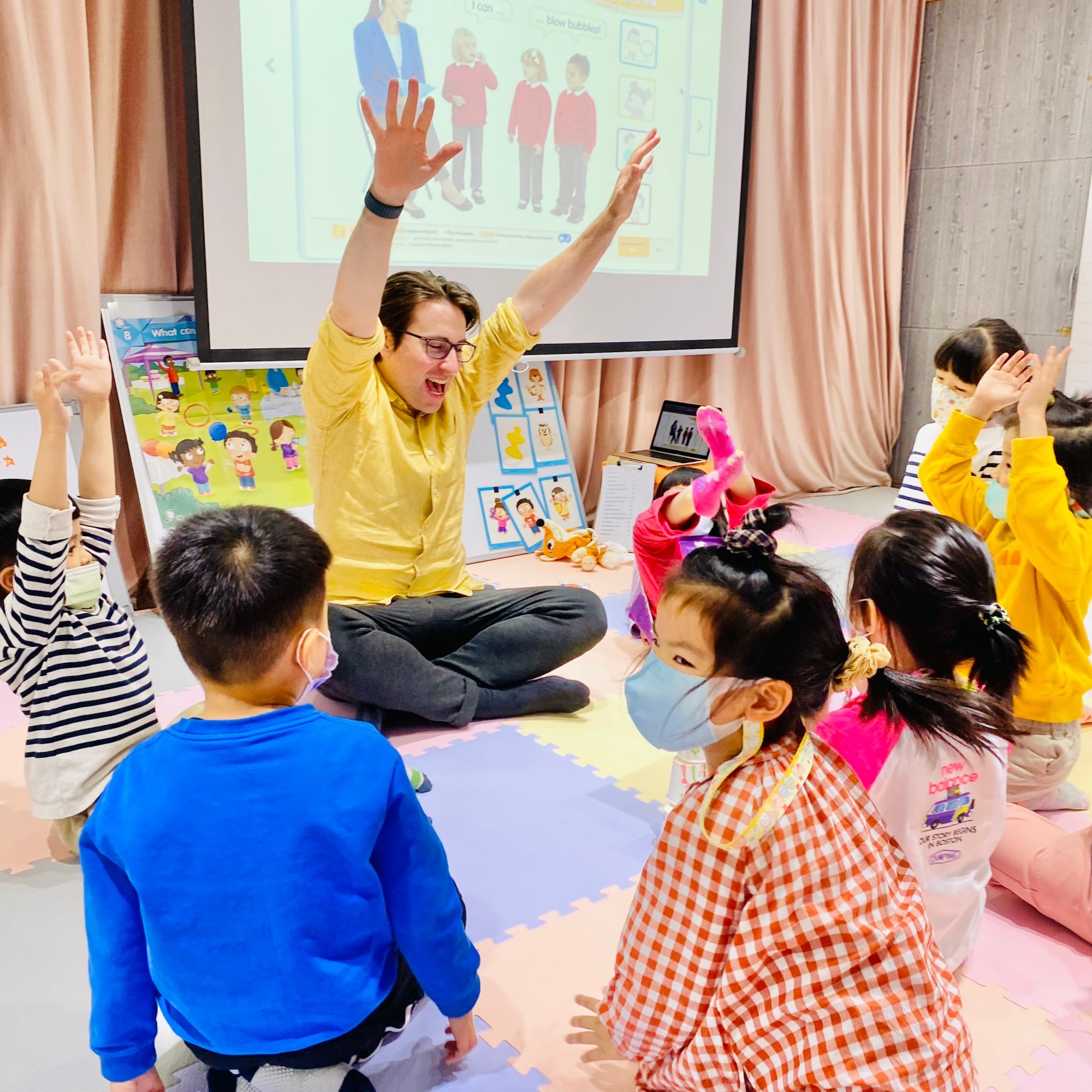 4~7歲】全美外師兒童英文會話：音樂律動X 自信開口說英語｜Niceday