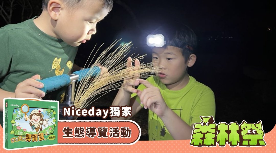 【6歲以上】兒童限定生態課｜奈奈子的豹山溪夜間生態導覽