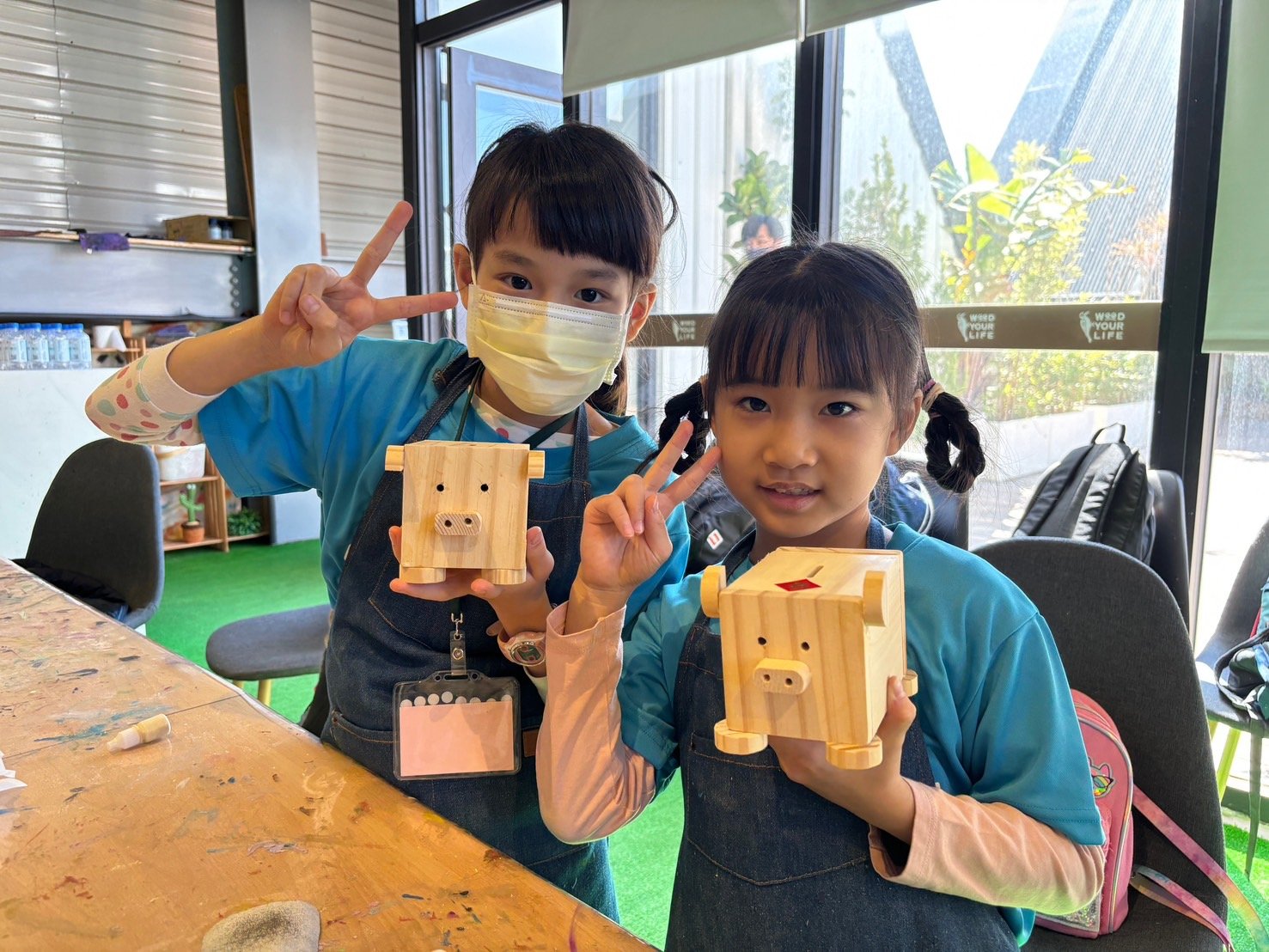 【 3 歲以上】木工手作小豬撲滿 x 木質大型遊具｜木育沉浸式體驗
