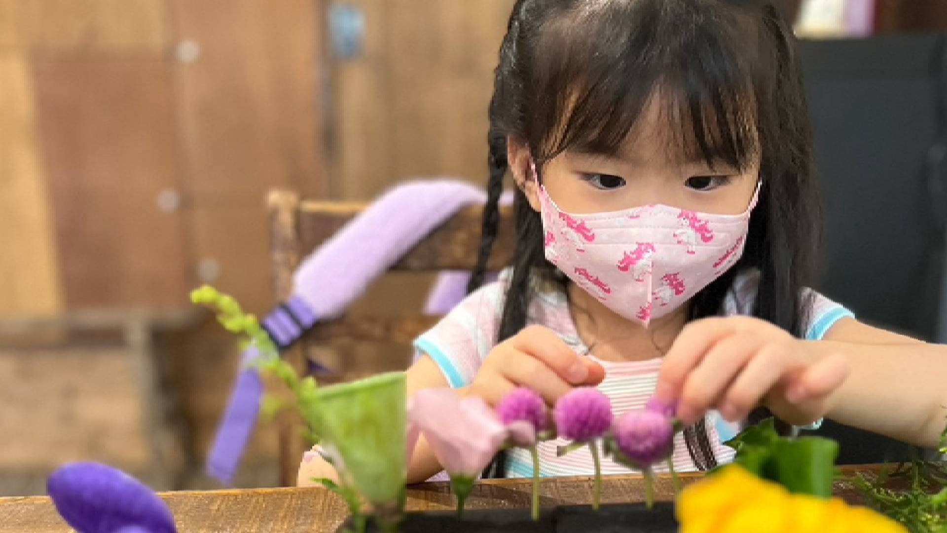 【5~12歲｜新店】兒童插花設計三日冬令營｜專注力與耐心的美學營隊