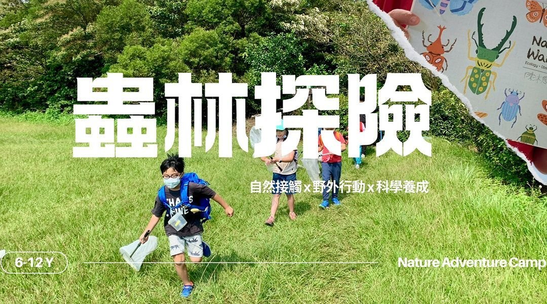 【升1~6年級】昆蟲生態五日夏令營《蟲林探險》：調查採集 x 觀察記錄