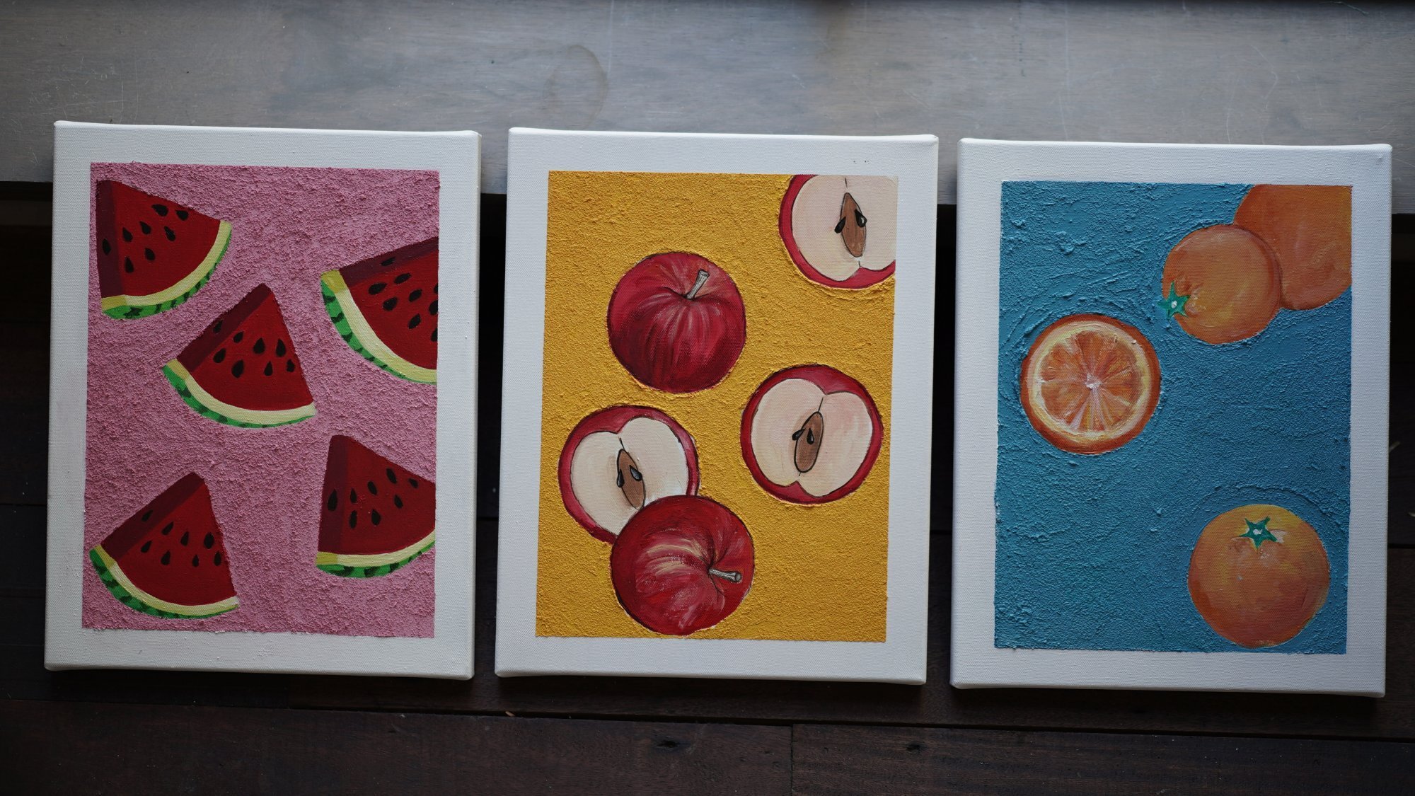 【3歲以上】厚砌畫｜果香系列