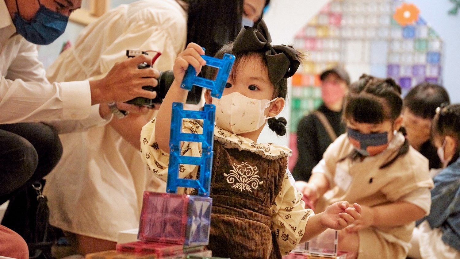 【3~6歲】點燈、放炮、趕年獸｜磁力片過年特別課程