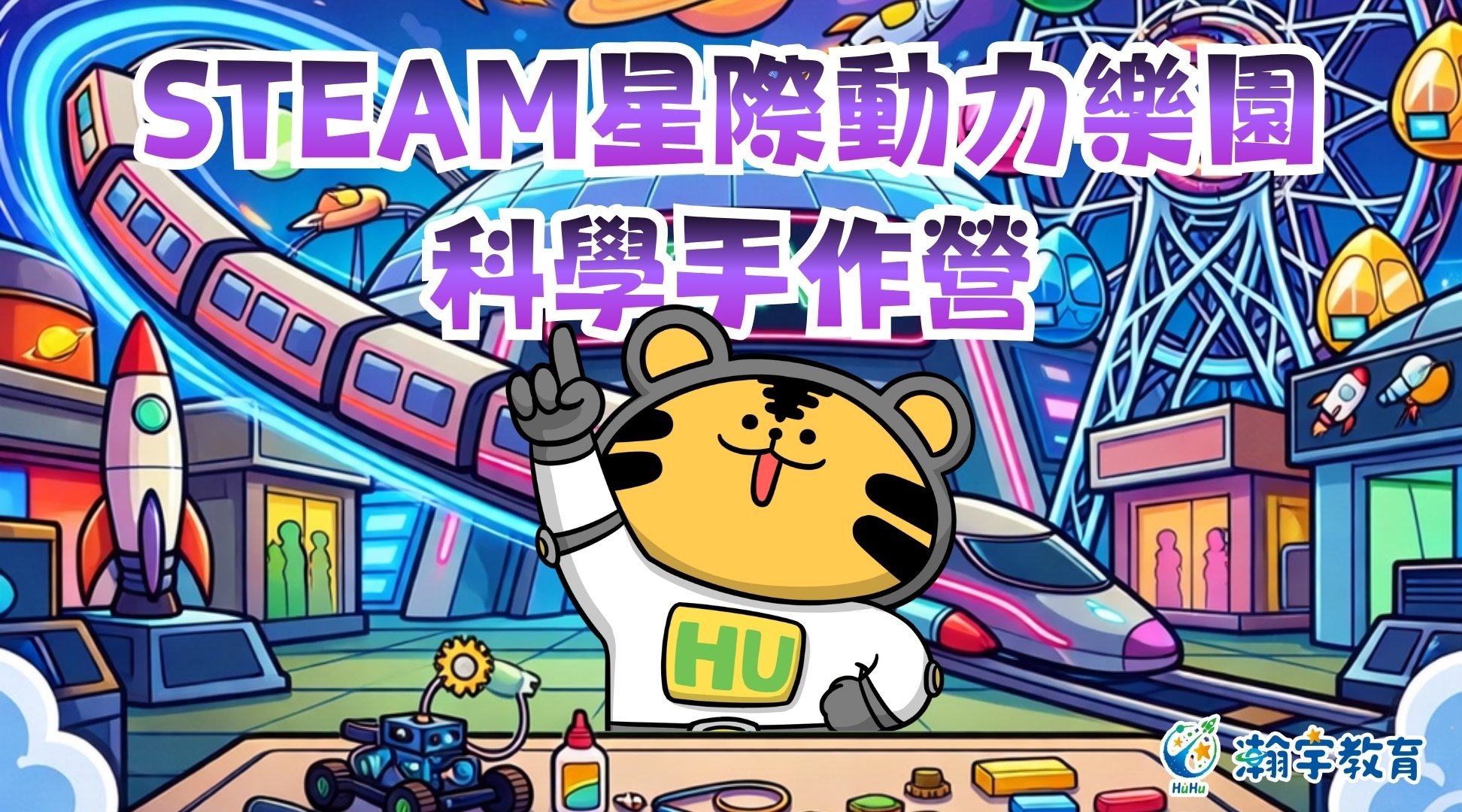 【大班升一~六年級｜台北中正】STEAM 星際動力樂園 X 科學手作五日夏令營