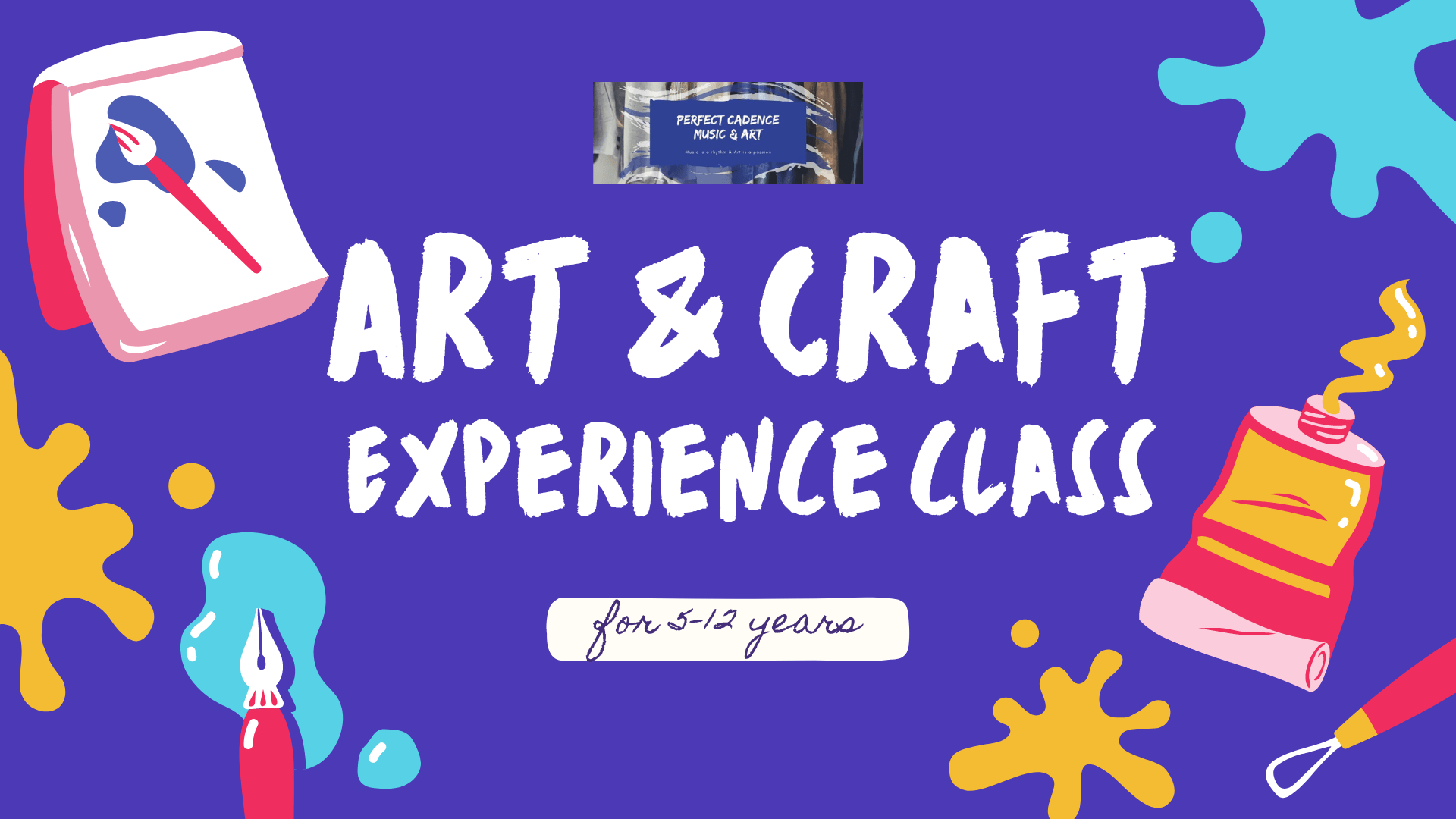 【5~12y】Creative Art & Craft Experience Class｜Unleash Your Imagination