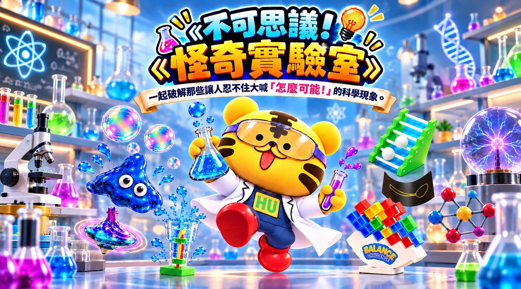 【7~12歲｜台中北區】不可思議！怪奇實驗室三日冬令營
