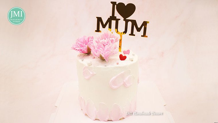 【4~12歲】親子課程|母親節康乃馨蛋糕