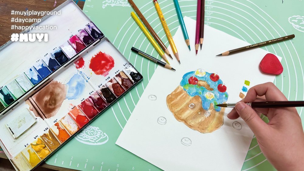 【6~13歲】插圖設計二日不過夜夏令營|學習各式媒材創作